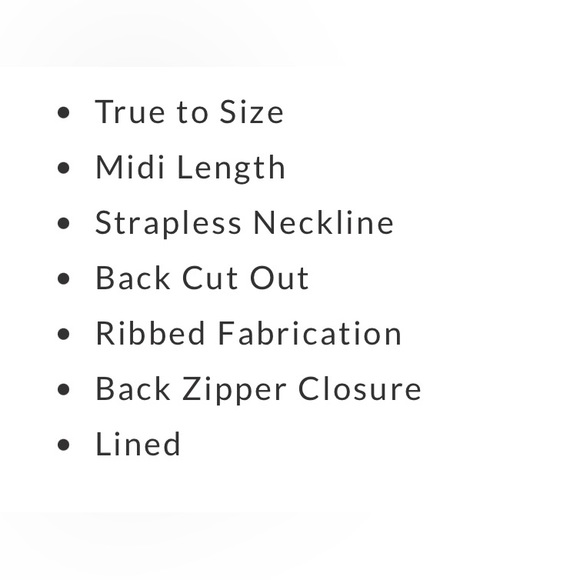 NWT Vici Celeste Ribbed Cutout Strapless Midi Dress in Mocha L Sexy Chic Fashion - Picture 4 of 15